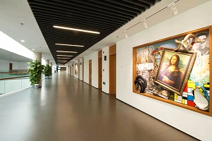 北京市新英才学校艺术走廊