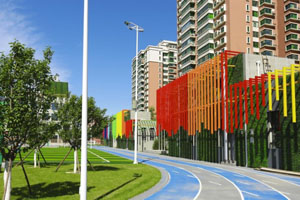 北京丽泽国际学校校园一角