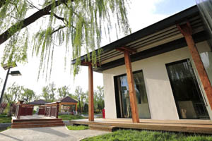 北京海淀凯文学校校园一角