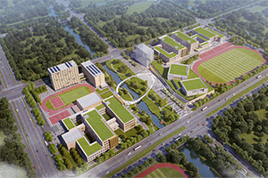 上海金瑞学校俯瞰图