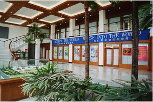 上海金苹果双语学校国际部大厅一角