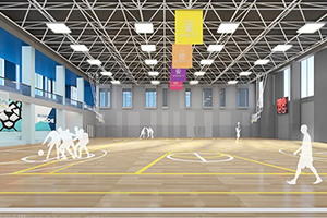 苏州相城区诺德学校室内篮球场