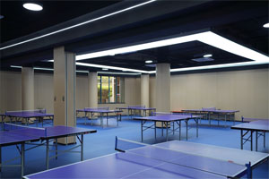 新加坡SSIP公立国际高中课程杭州校区乒乓球室