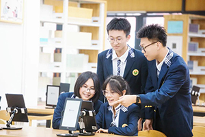 东江博雅学校ALEVEL国际课程阅览室